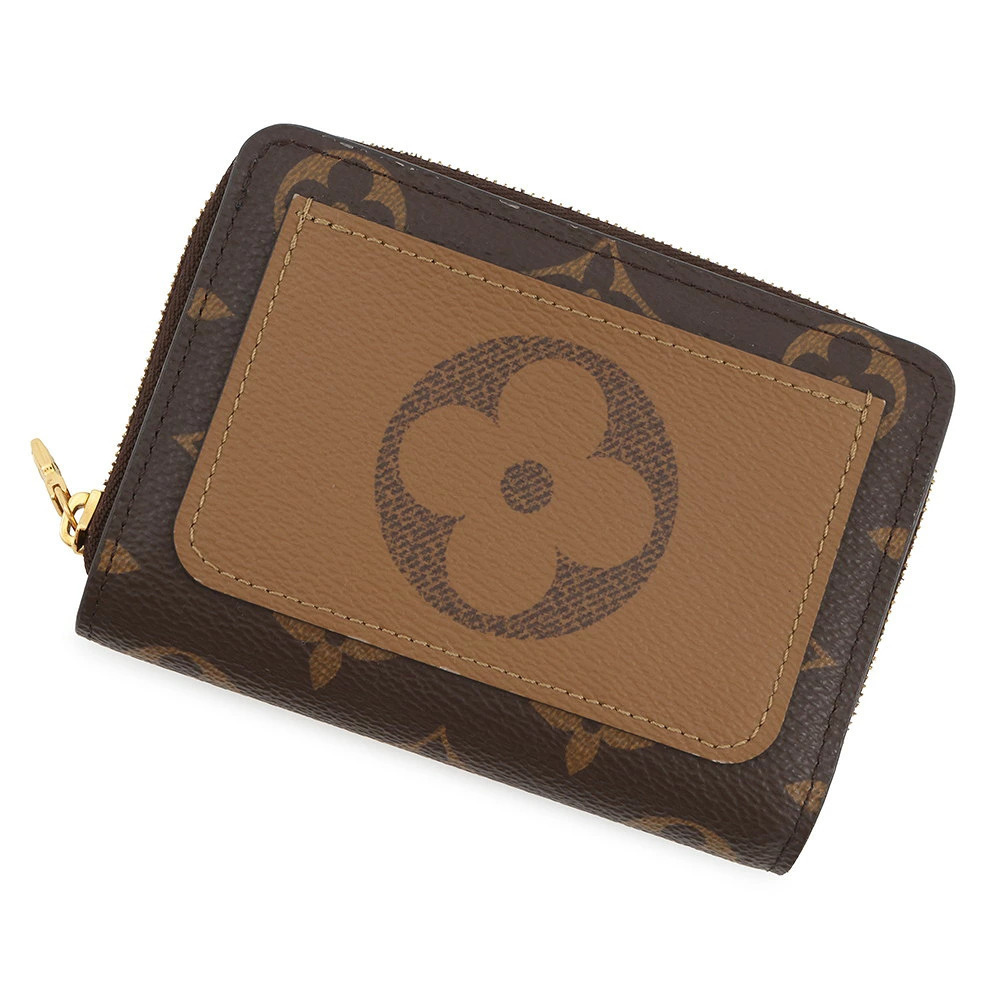 Louis Vuitton Bi fold Wallet Monogram Reverse Portefeuille Lou